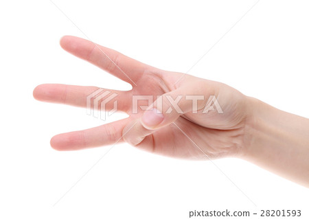 Three hands of a young lady 28201593