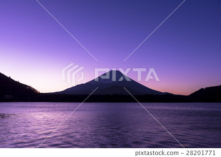 Mt. Fuji from the unknown Lake Shoin 28201771