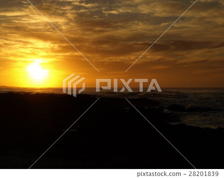 South Africa Cape Agullas at the southernmost tip of the African continent Sunrise South Africa Cape Agullas at the southernmost tip of the African continent Sunrise 28201839