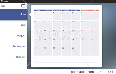 Appointment Agenda Reminder Personal Organizer Calendar Concept 28202531