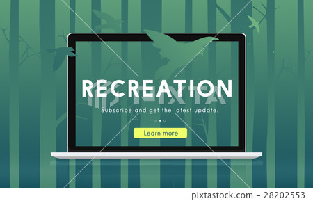 Nature Relaxation Tranquility Recreation Concept 28202553