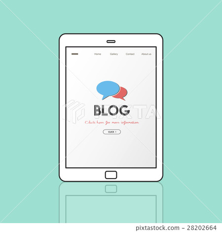 Social Blog Communication Connection Message Concept 28202664