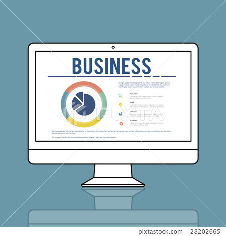 Small Business Analysis Pie Chart Concept Small Business Analysis Pie Chart Concept 28202665