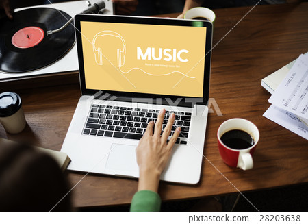 Music Lifestyle Leisure Entertainment Concept Music Lifestyle Leisure Entertainment Concept 28203638
