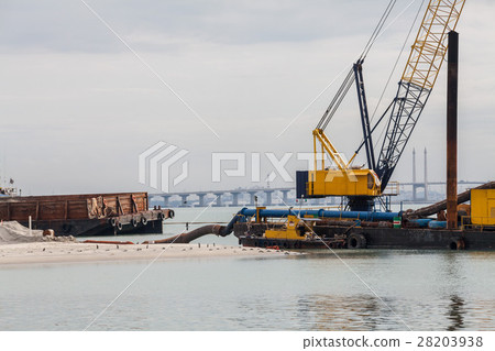 Sand replenishment ship for land reclamation Sand replenishment ship for land reclamation 28203938