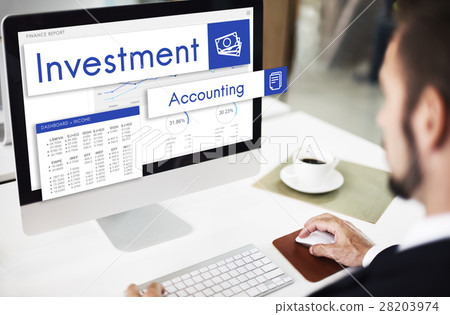 Stock Market Trade Business Analysis Investment Concept Stock Market Trade Business Analysis Investment Concept 28203974