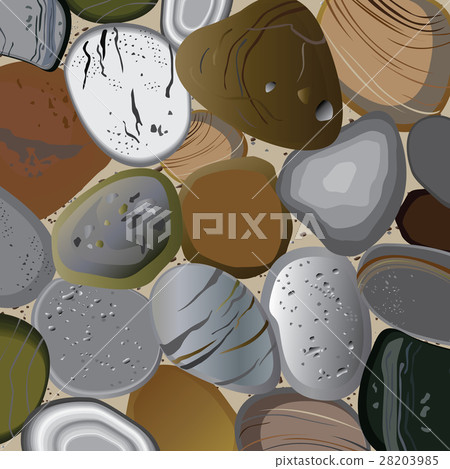 Stone on sand background. Stone on sand background. 28203985