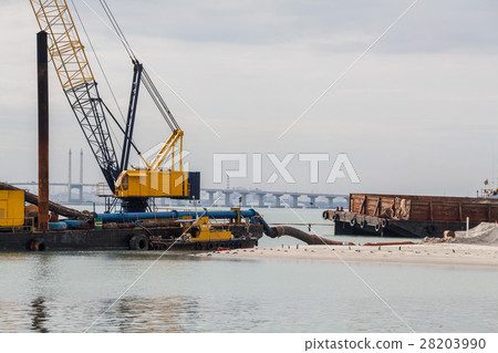 Sand replenishment ship for land reclamation Sand replenishment ship for land reclamation 28203990