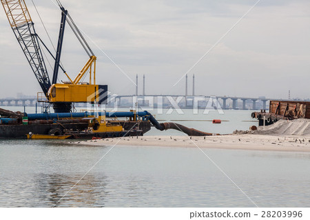 Sand replenishment ship for land reclamation Sand replenishment ship for land reclamation 28203996