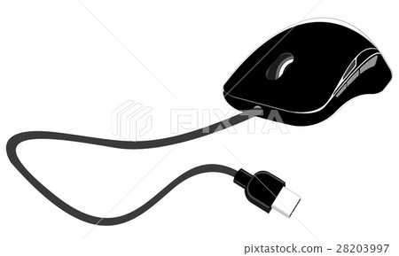 Tech Mouse isolated on white background. Tech Mouse isolated on white background. 28203997