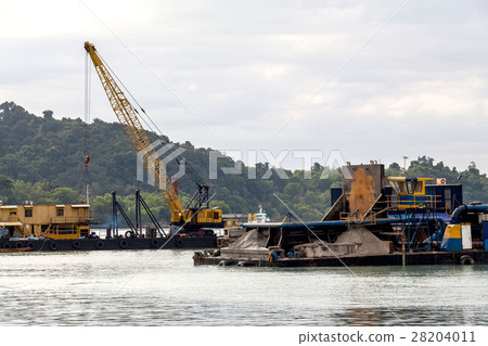 Sand replenishment ship for land reclamation Sand replenishment ship for land reclamation 28204011