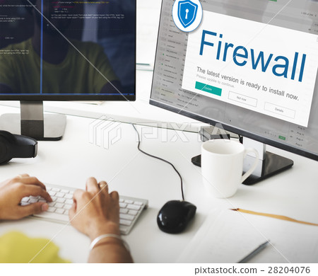 Firewall Antivirus Alert Protection Security Caution Concept Firewall Antivirus Alert Protection Security Caution Concept 28204076