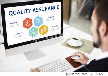 Quality Assurance Guarantee Warranty Trustworthy Concept Quality Assurance Guarantee Warranty Trustworthy Concept 28204223