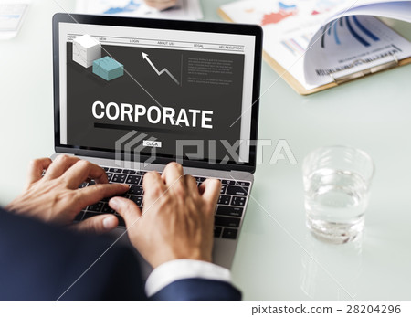 Corporate Business Strategy Development Concept 28204296