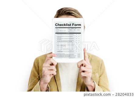 Checklist Form Document Questions Concept Checklist Form Document Questions Concept 28204833