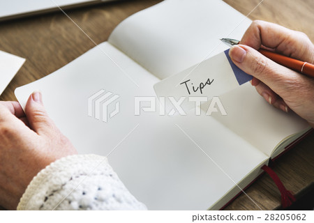 Tips and Tricks Hint Clue Instruction Advice Concept 28205062