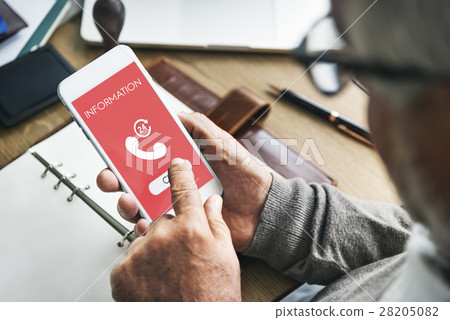 Call Center Service Information Concept 28205082