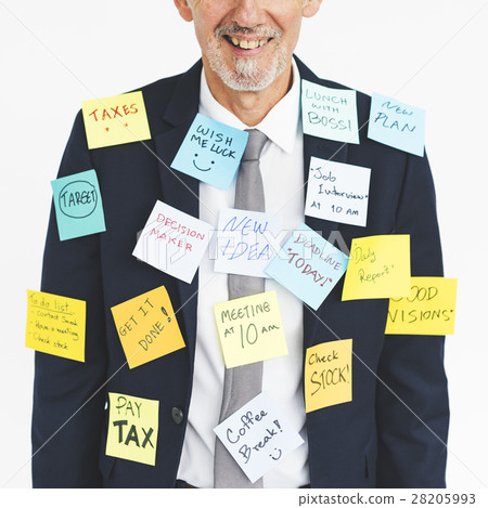 Man Cheerful Studio Portrait Concept 28205993