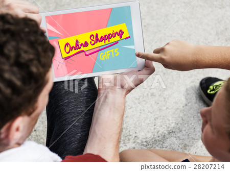 Online Shopping Cart E-Commers Concept Online Shopping Cart E-Commers Concept 28207214