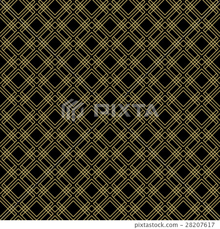 Seamless Geometric Vector Background - Stock Illustration [28207617 ...