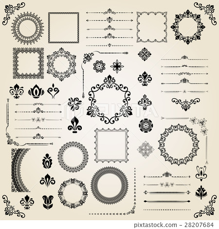Vintage Set of Horizontal, Square and Round 28207684