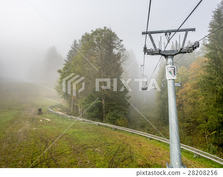 Kolben chair lift in Oberammergau Kolben chair lift in Oberammergau 28208256