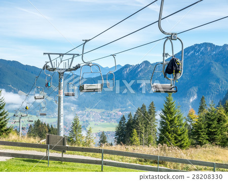 Kolben chair lift in Oberammergau Kolben chair lift in Oberammergau 28208330