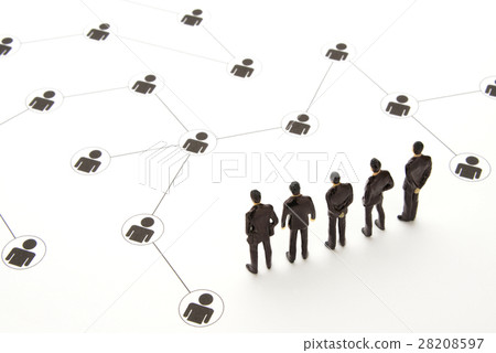 Business concept - Utilization of social network Business concept - Utilization of social network 28208597