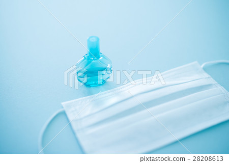 Mask and eye drops 28208613