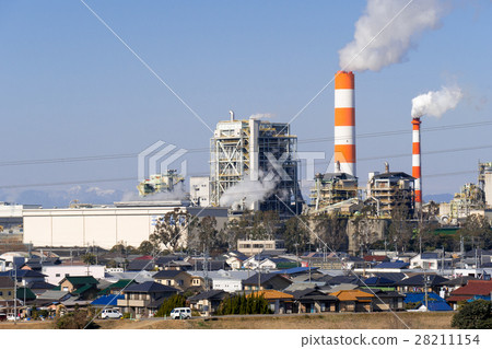 Kasugai City and Oji Paper Kasugai Factory 28211154