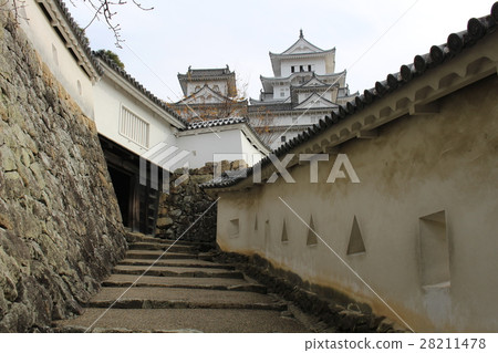 姬路城堡世界遺產國家寶藏的Shogun Zaka 姬路城堡世界遺產國家寶藏的Shogun Zaka 28211478