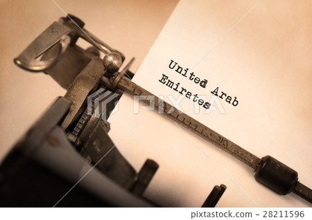Old typewriter - United Arab Emirates Old typewriter - United Arab Emirates 28211596