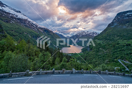 Geiranger fjord, Norway. 28211697