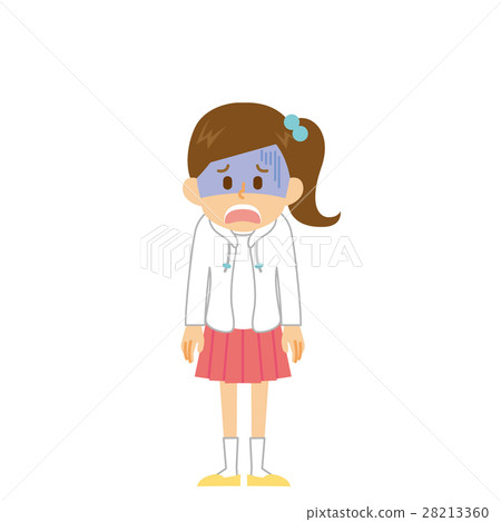 Female elementary school student _ shock _ 15 series 28213360