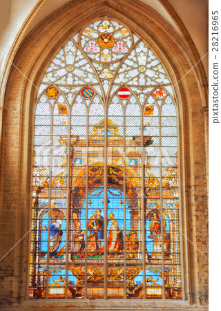 Stained glass inside Cathedral of St. Michael  28216965