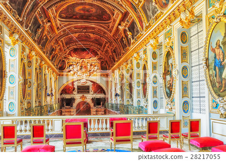 Fontainebleau Palace interiors. 28217055