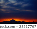 Sunset view of Mt. Fuji 28217797