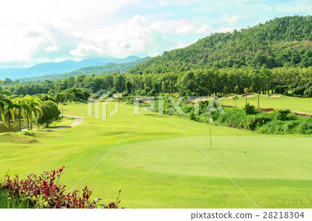 Golf course landscape Golf course landscape 28218304