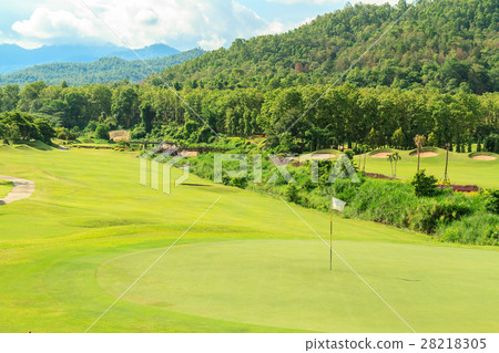 Golf course landscape Golf course landscape 28218305