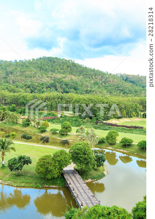 Golf course landscape Golf course landscape 28218314