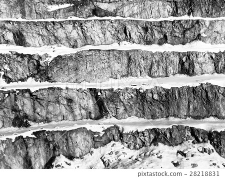 Old mountain stone quarry in Tirol Alps near Old mountain stone quarry in Tirol Alps near 28218831