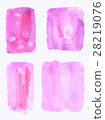Collection of Abstract magenta pink watercolor 28219076