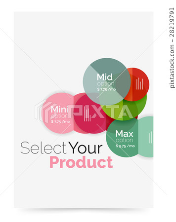 Business flyer circle abstract background Business flyer circle abstract background 28219791