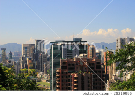 Building on mountain in Hong Kong 28219996