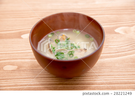 Clam miso soup Clam miso soup 28221249