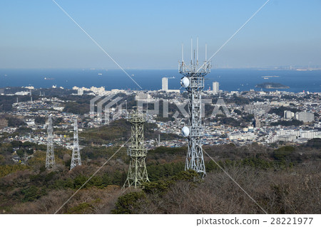 Yokosuka city from Otsuyama mountain in winter Yokosuka city from Otsuyama mountain in winter 28221977