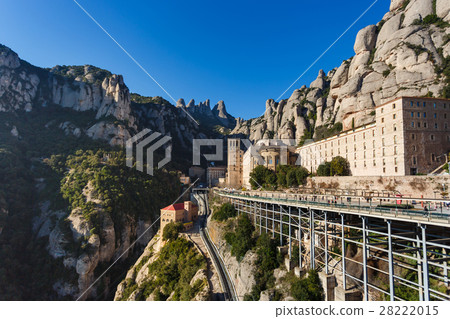 The monastery of Santa Maria de Montserrat, Spain 28222015