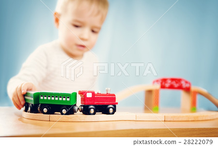 Portrait of a two years old child sitting at the 28222079