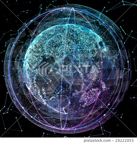 Digital World. Computer graphics made. 28222853