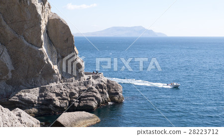 people on excursions in the grotto Chaliapin 28223712